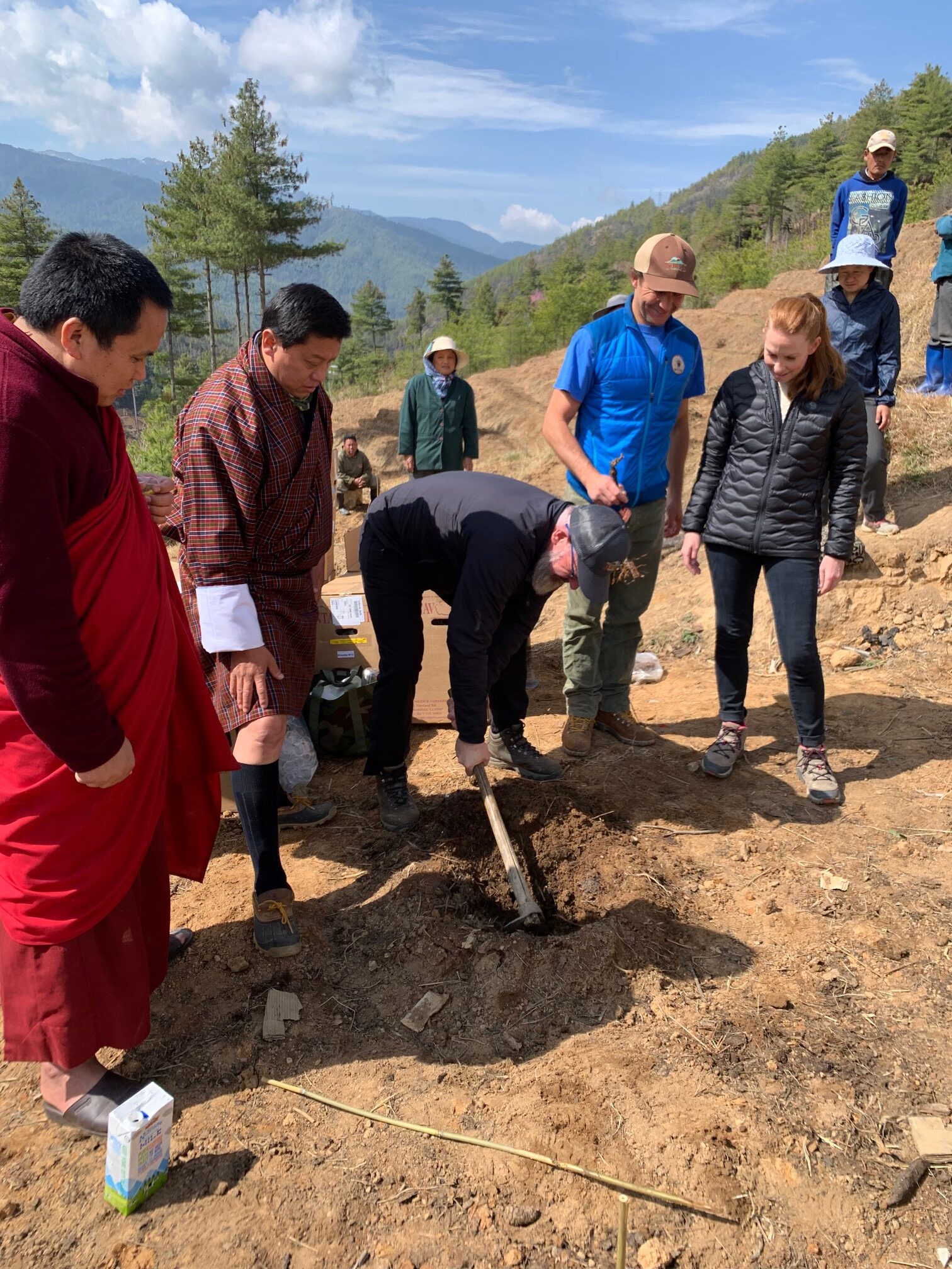Michael Juergens & 1st Bhutan Vine